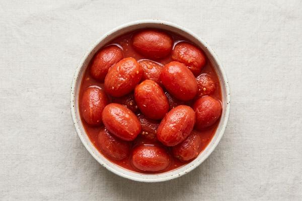 Canned whole peeled tomatoes