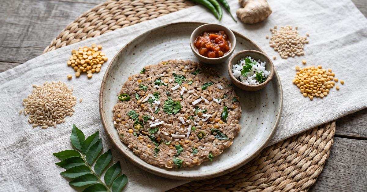 Adai, South Indian Mixed Lentil Pancake
