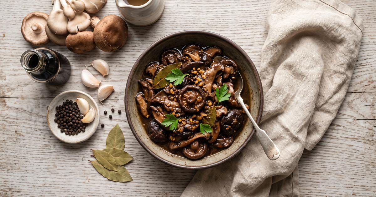 Adobong Kabute, Filipino Mushroom Adobo