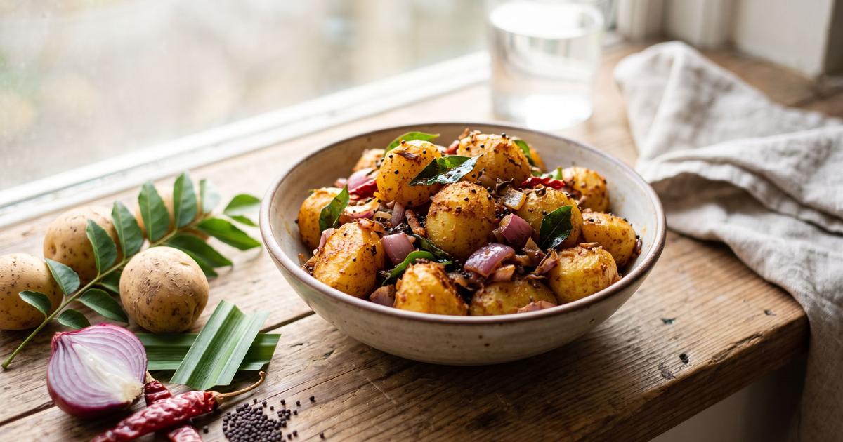 Ala Thel Dala, Sri Lankan Deviled Potatoes