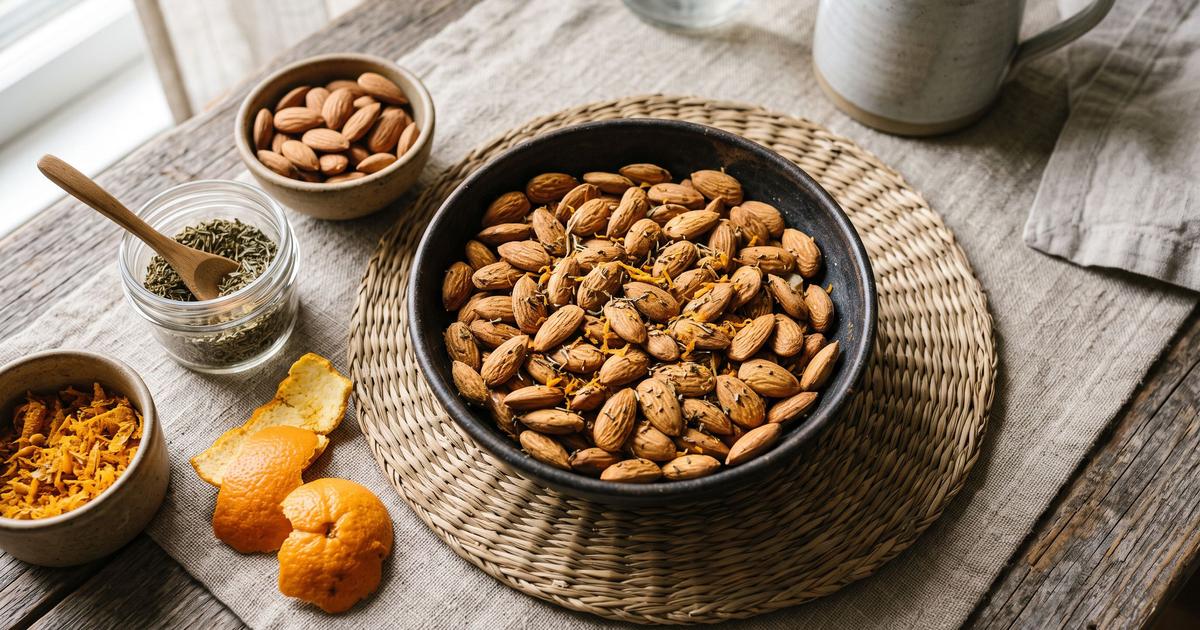 Amandes aux Herbes de Provence, French Roasted Almonds