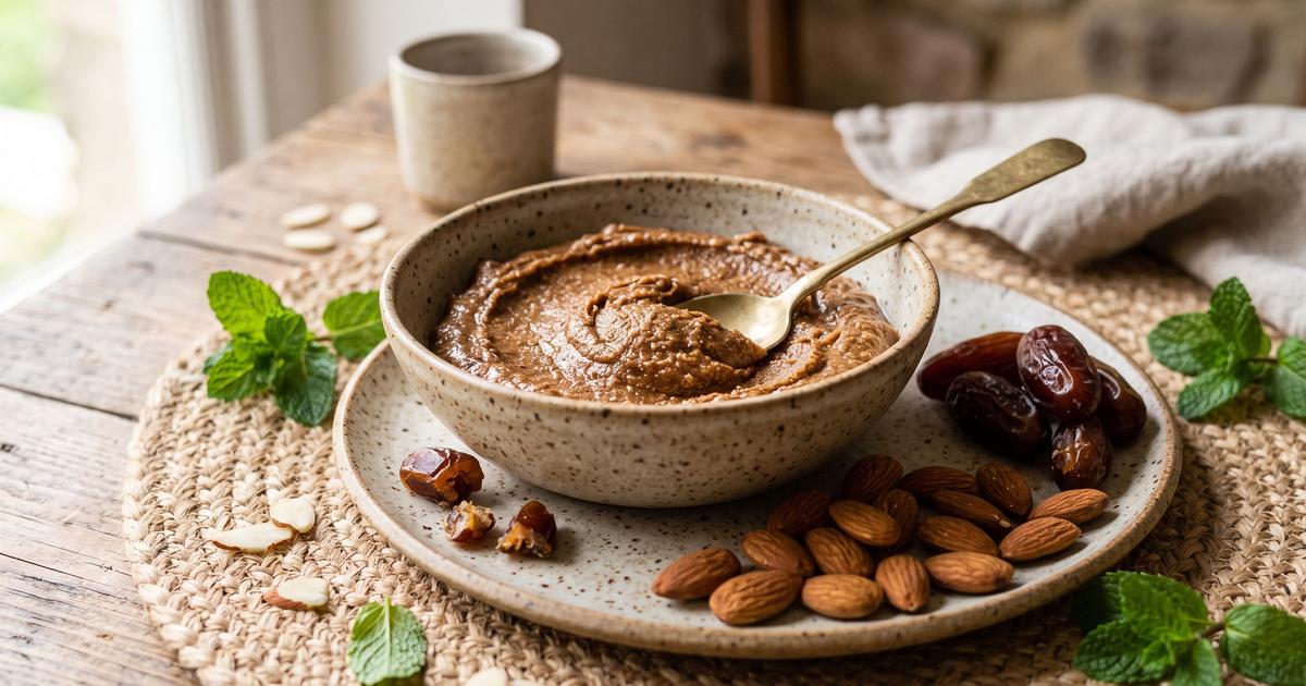 Amlou-Style Almond and Date Butter