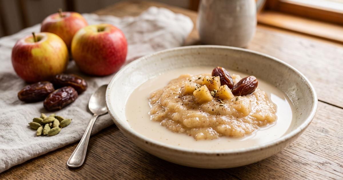 Appelkram, Swedish Apple Snow with Cardamom