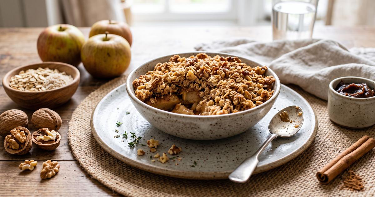 Apple and Oat Crumble