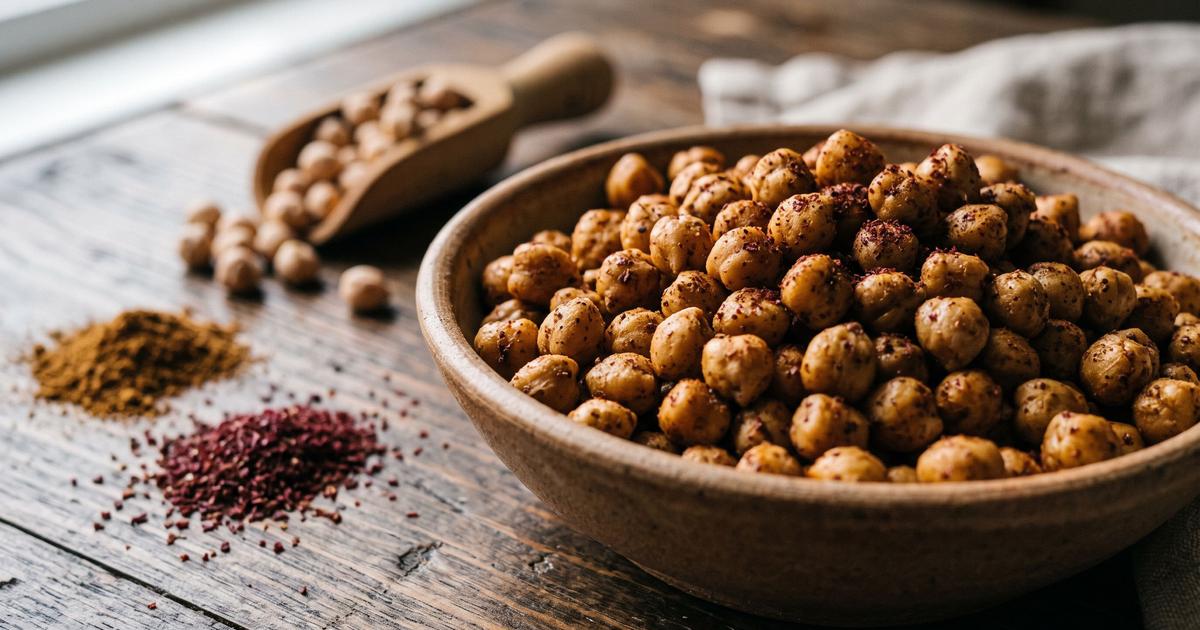 Baharat Roasted Chickpeas