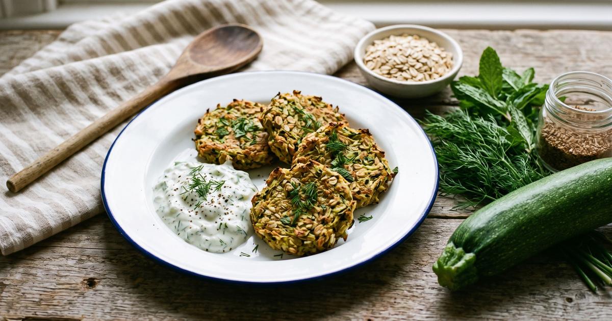 Baked Zucchini and Herb Bites (Kolokithokeftedes)