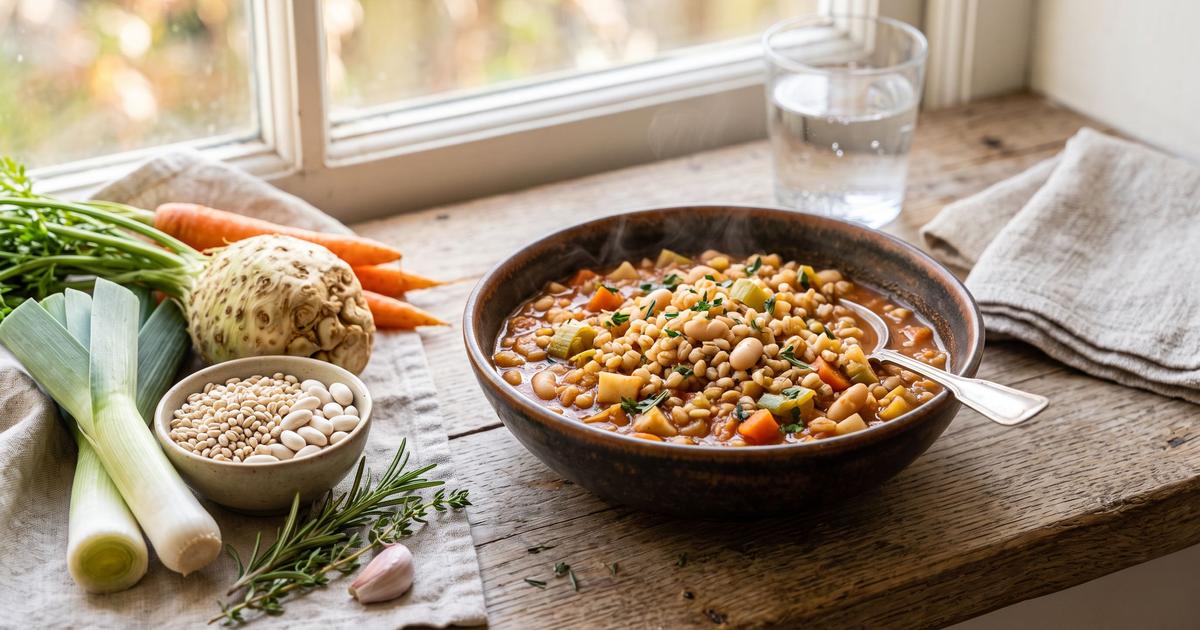 Barley and Root Vegetable Hotpot