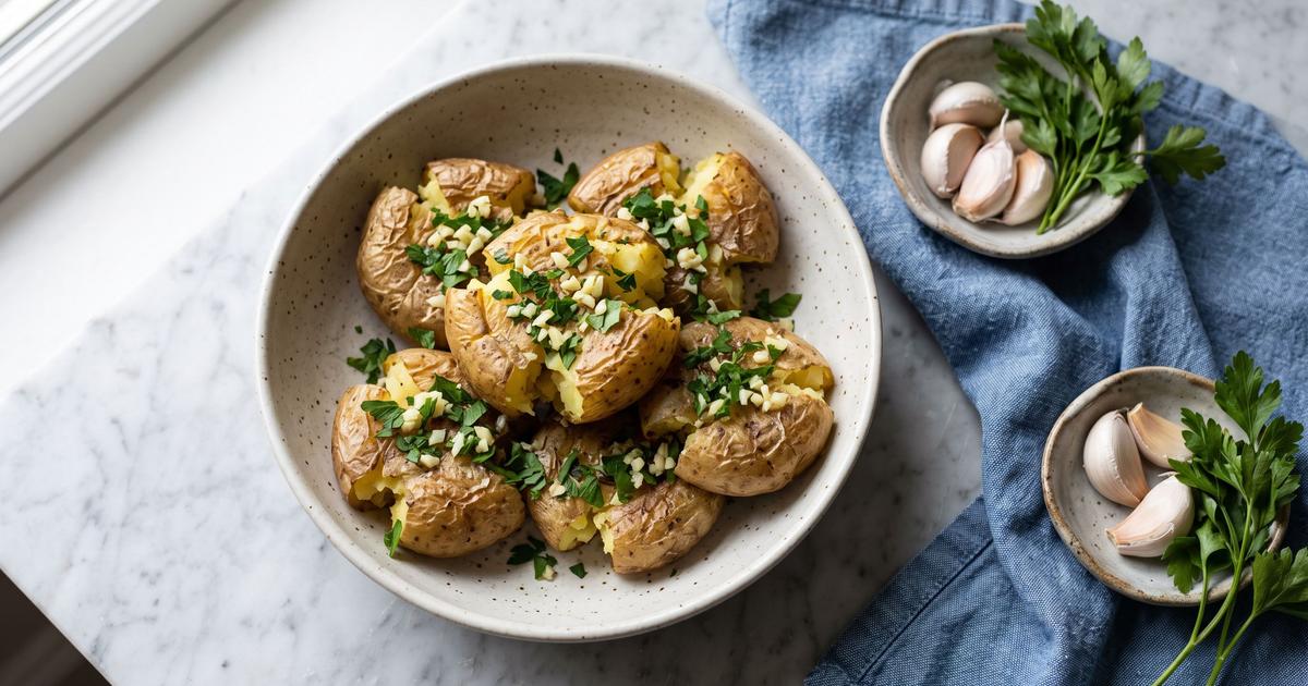 Batatas a Murro, Portuguese Smashed Potatoes