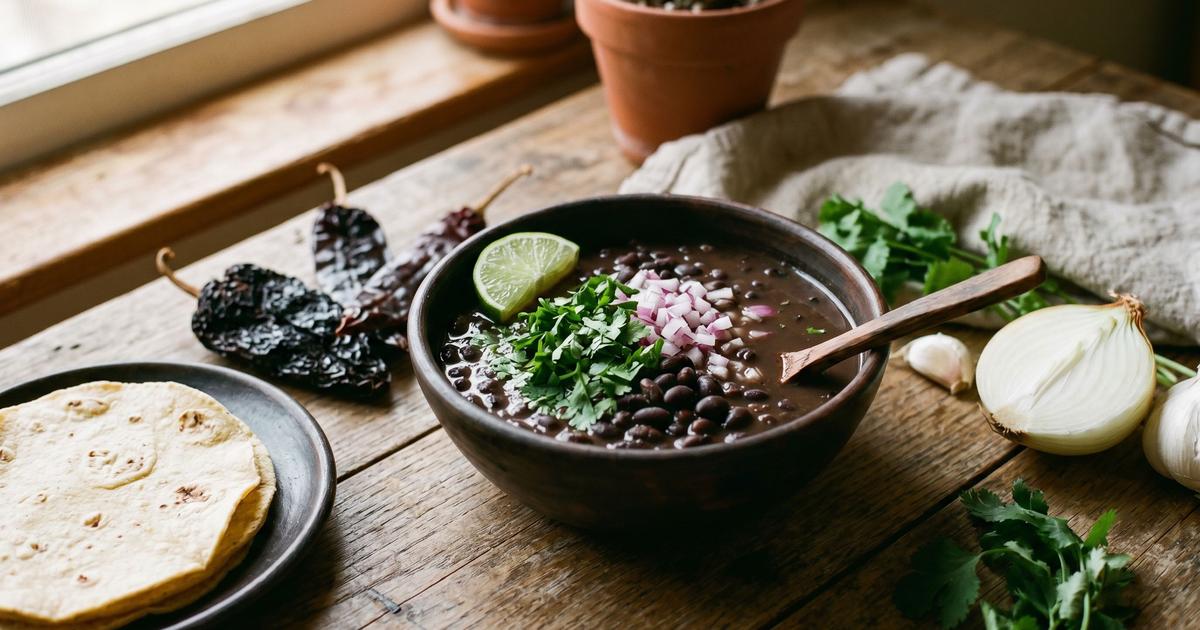 Black Beans with a Toasted Chile Sofrito
