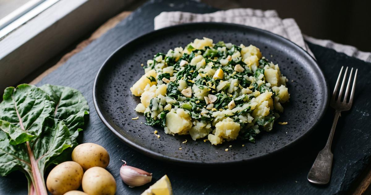 Blitva, Dalmatian Chard and Potatoes
