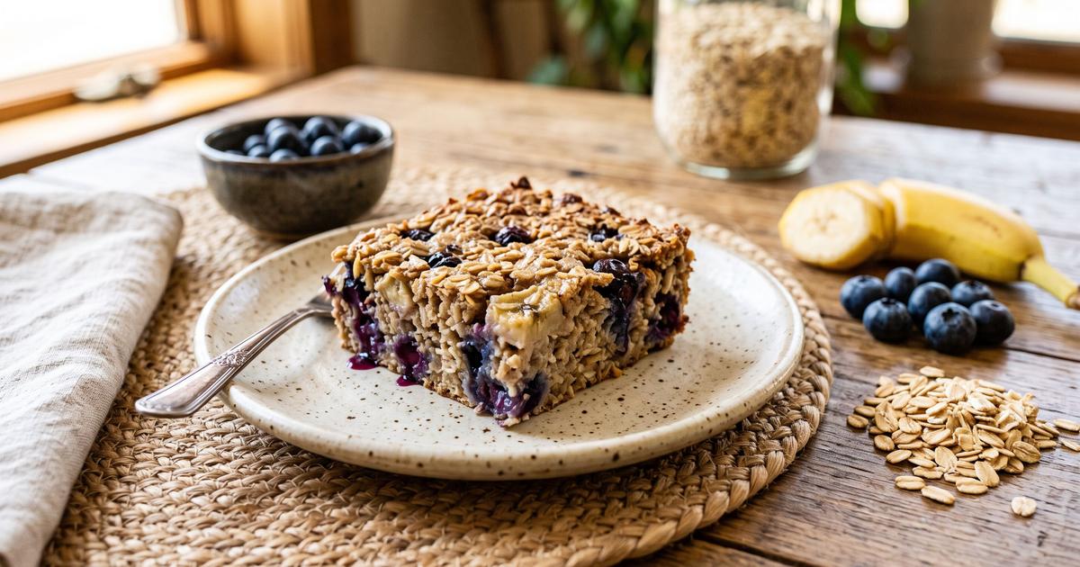 Blueberry Baked Oatmeal