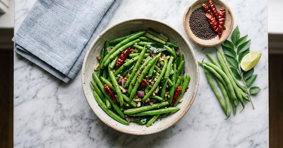 Bonchi Thel Dala, Sri Lankan Tempered Green Beans