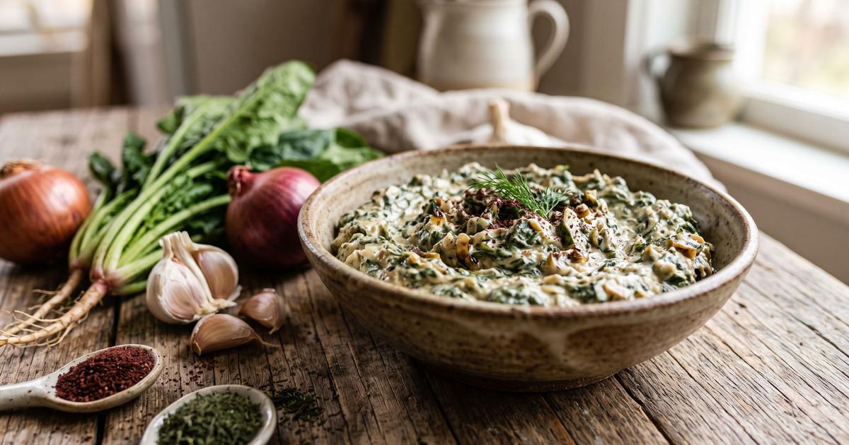 Borani Esfenaj, Persian Spinach