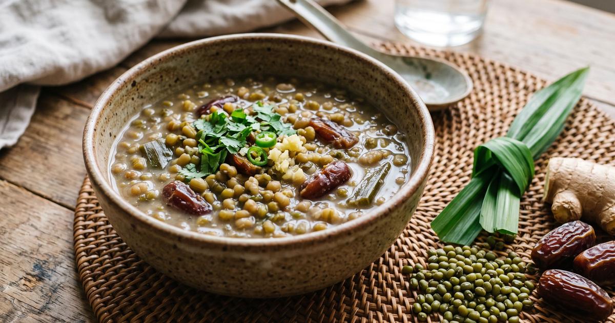 Bubur Kacang Hijau, Indonesian Mung Bean Porridge