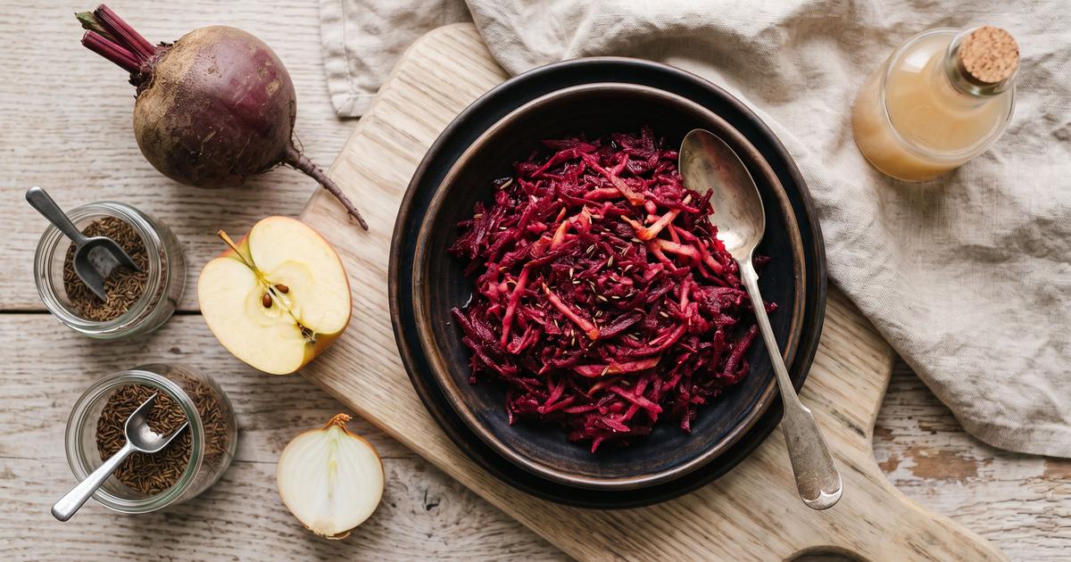 Buraczki, Polish Grated Beets