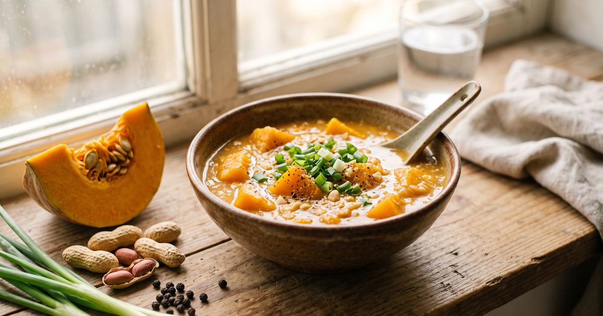 Canh Bi Do, Vietnamese Pumpkin and Peanut Soup