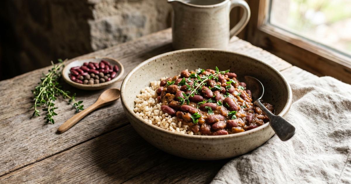 Caribbean Stewed Red Beans