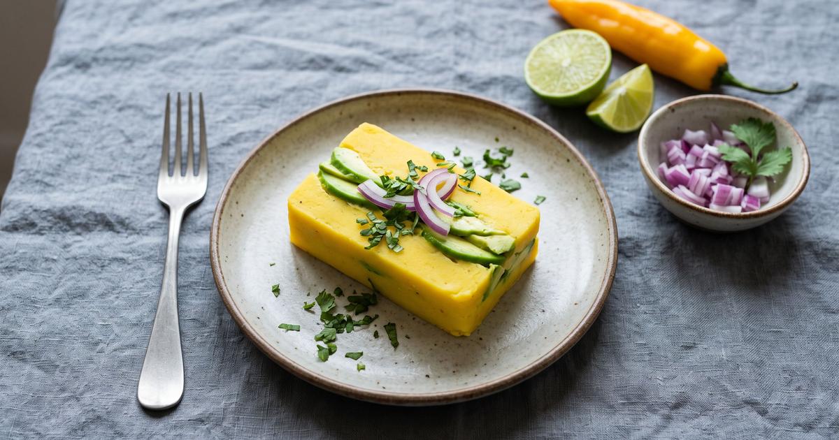 Causa Limena, Peruvian Potato and Aji Terrine