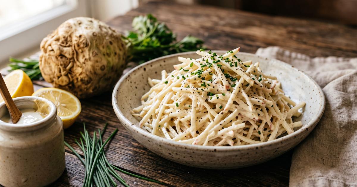 Céleri Rémoulade, French Celery Root Salad