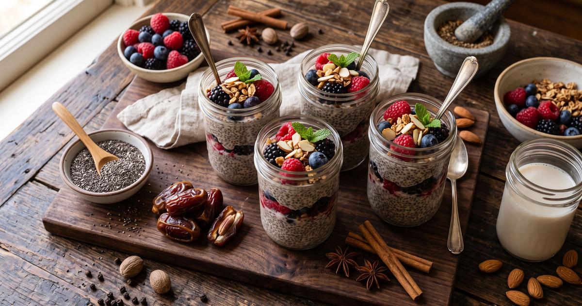 Chia Berry Pudding