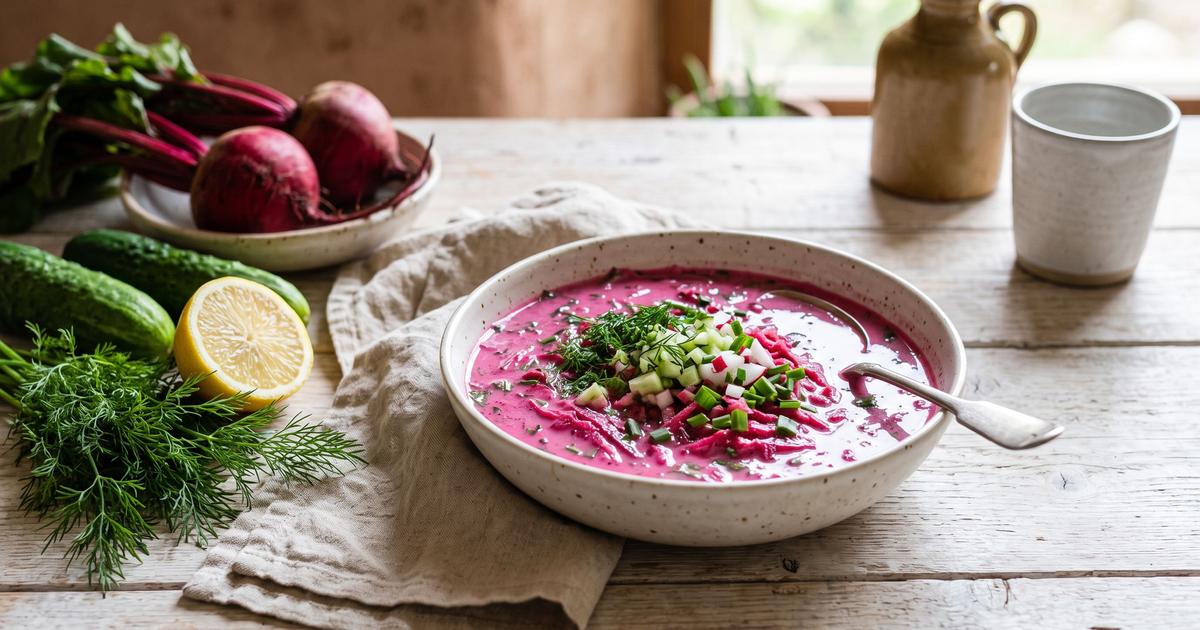 Chłodnik, Polish Cold Beet Soup