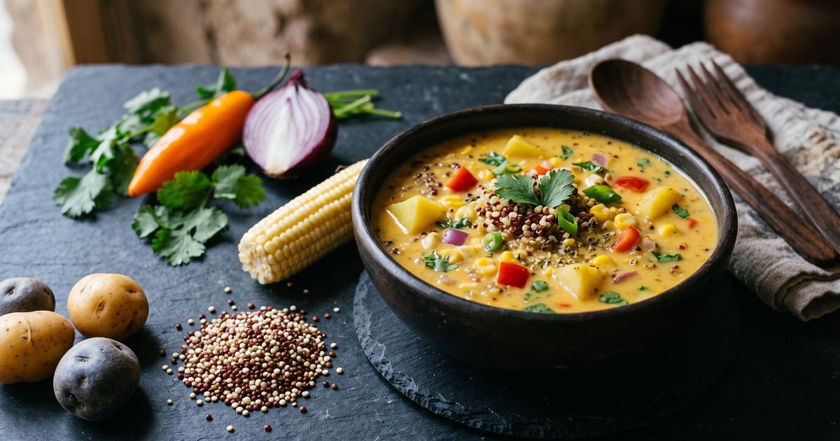 Chupe de Quinua, Peruvian Quinoa Chowder
