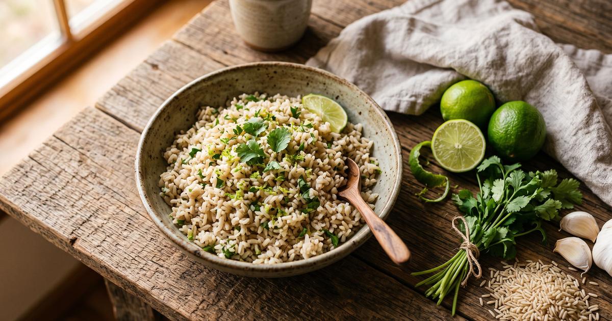 Cilantro-Lime Brown Rice