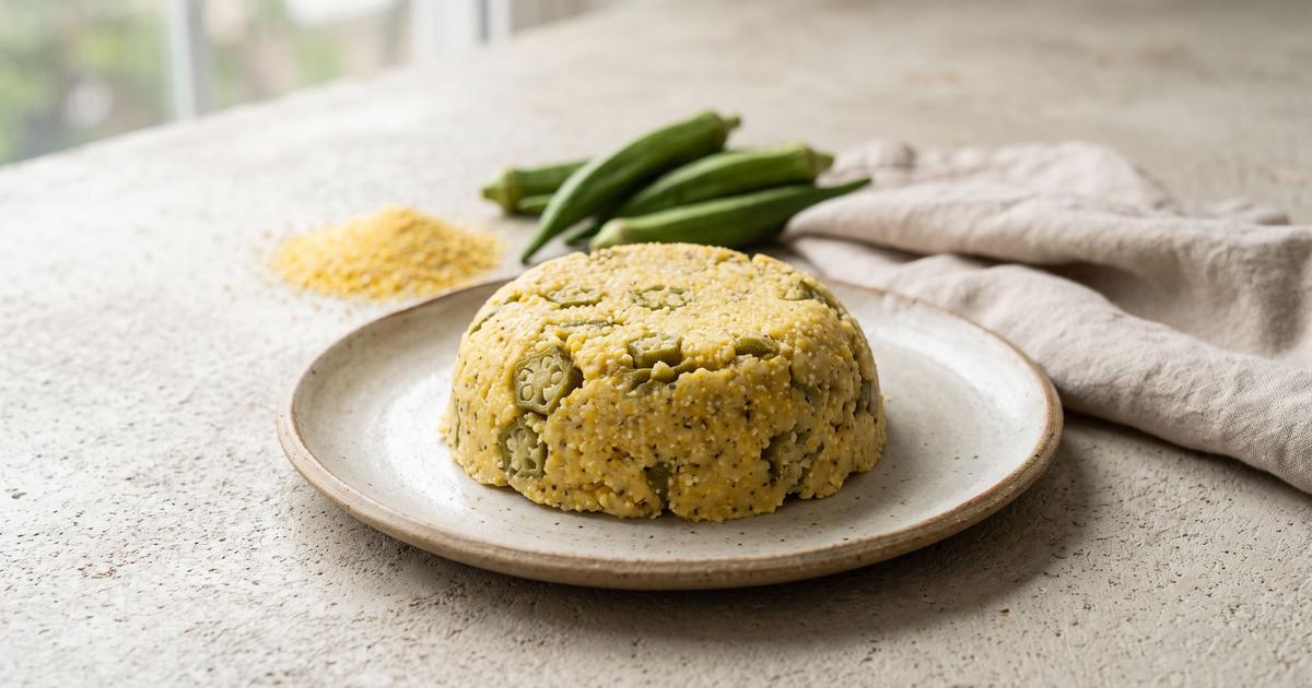 Cou-Cou, Barbadian Cornmeal and Okra