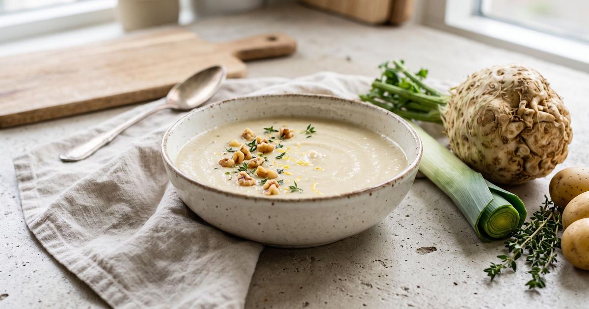Cream of Celeriac Soup