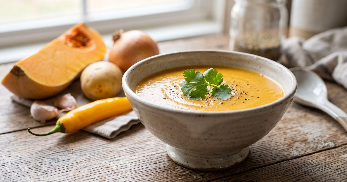 Crema de Zapallo, Peruvian Squash Soup