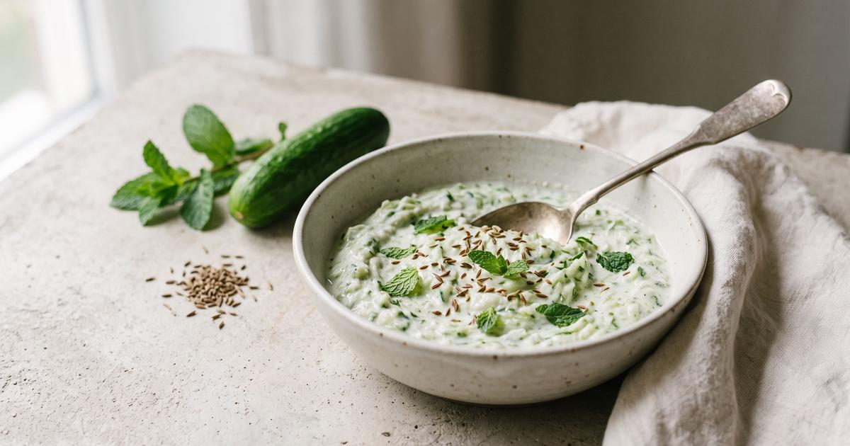 Cucumber and Mint Raita