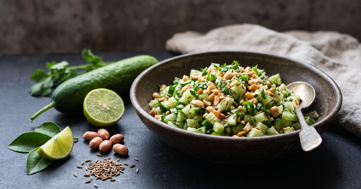 Cucumber Peanut Koshimbir