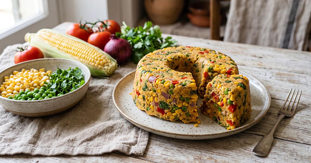 Cuscuz Paulista, Steamed Cornmeal Cake