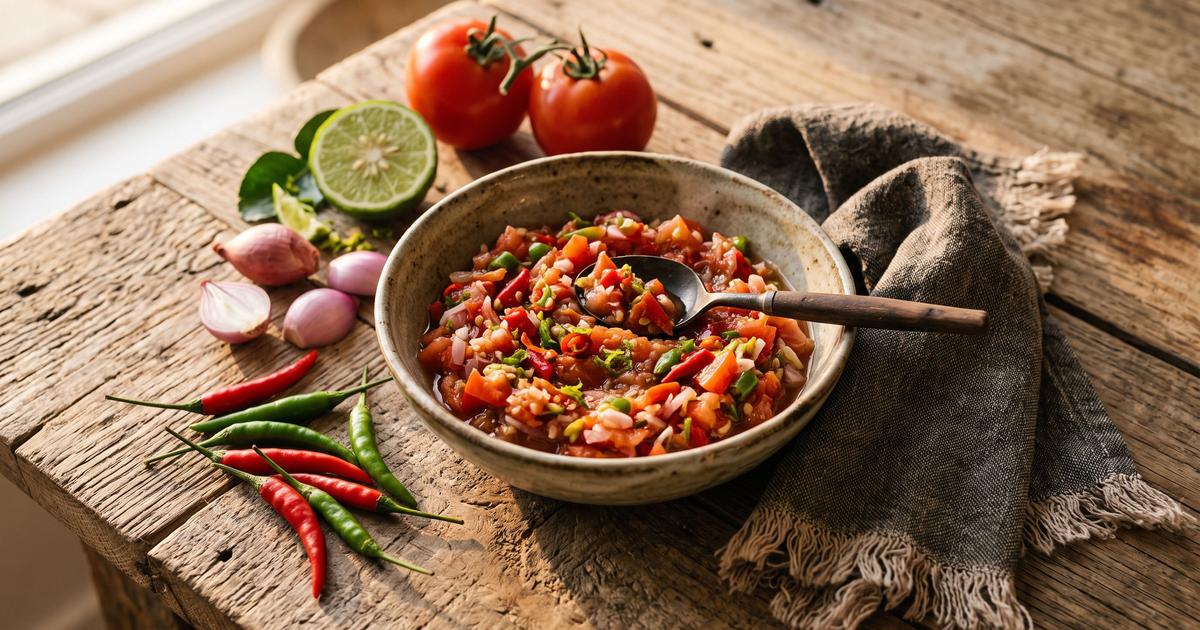 Dabu-Dabu, Manadonese Tomato and Chile Sambal