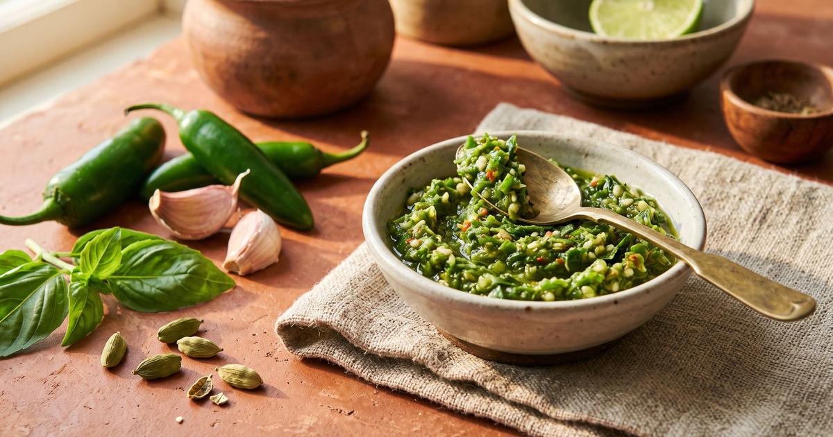 Data, Ethiopian Green Chile and Herb Relish