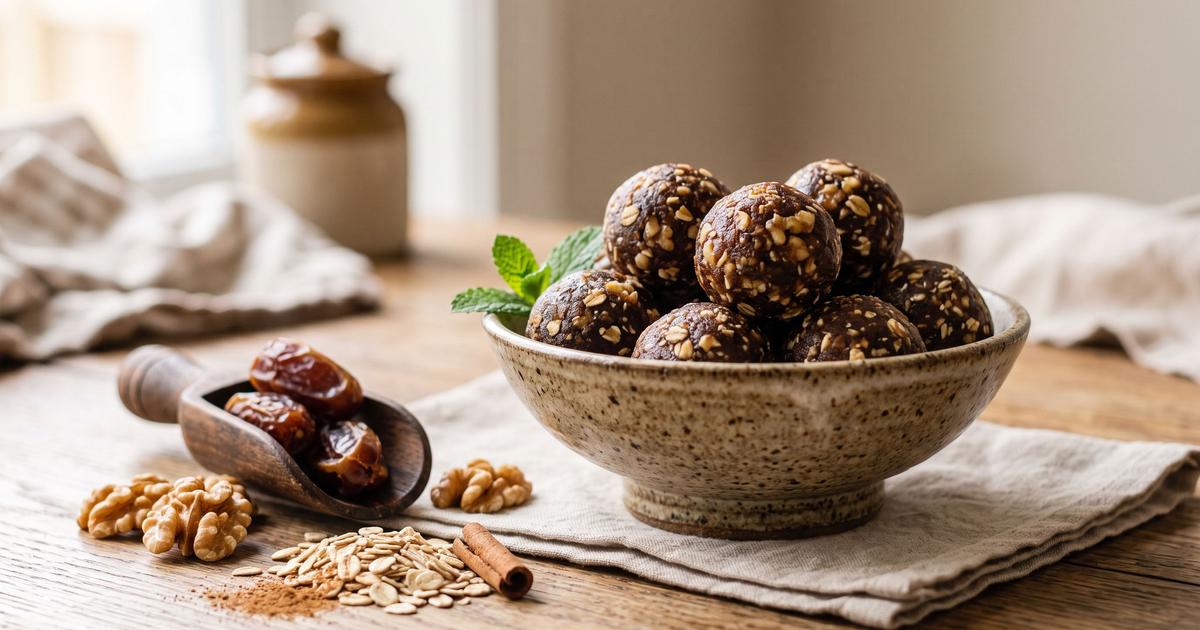 Date and Walnut Bites