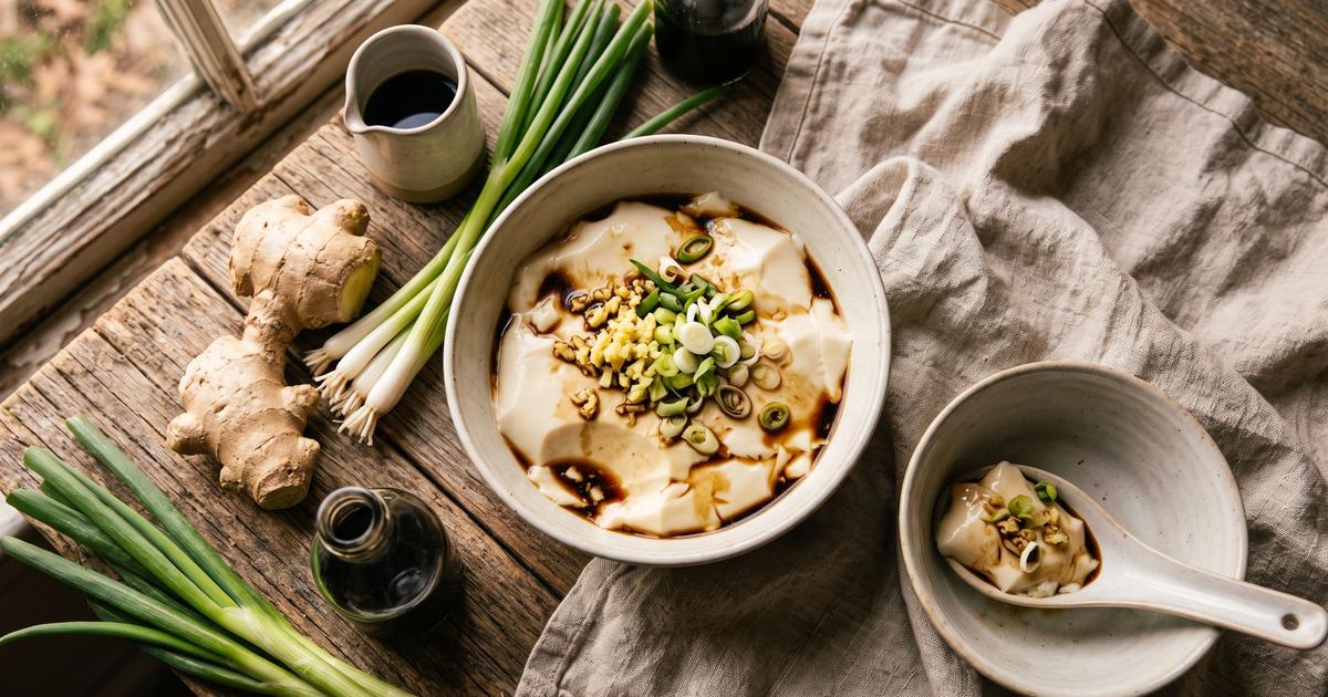 Dou Hua, Silken Tofu with Ginger and Scallion