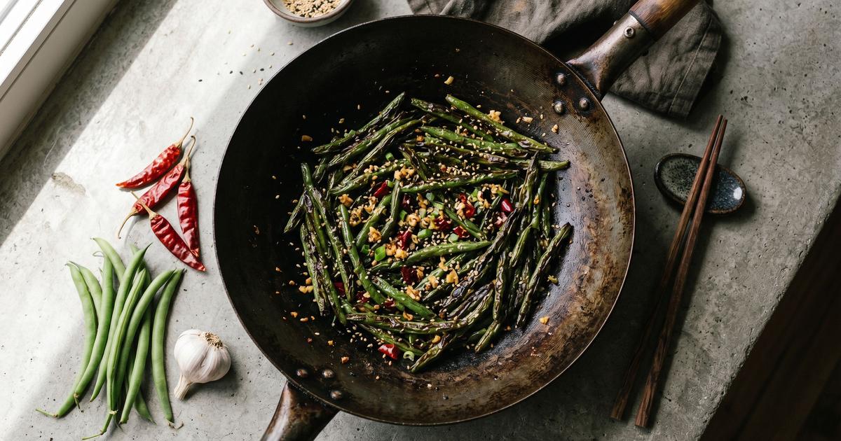 Dry-Fried Green Beans