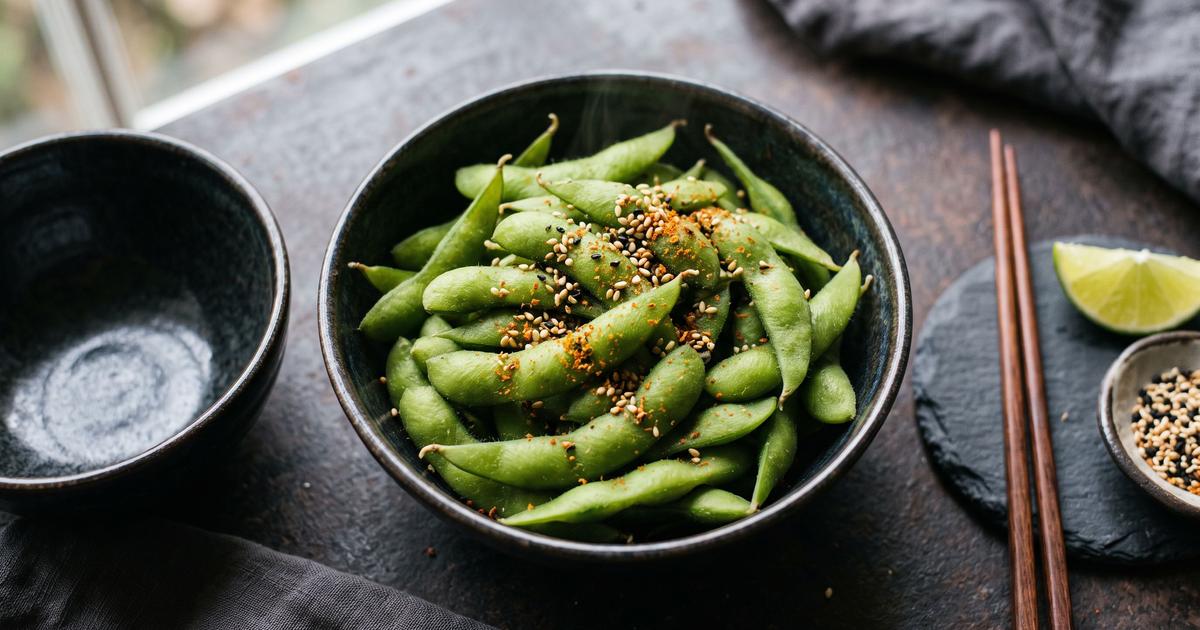 Edamame with Toasted Sesame and Togarashi