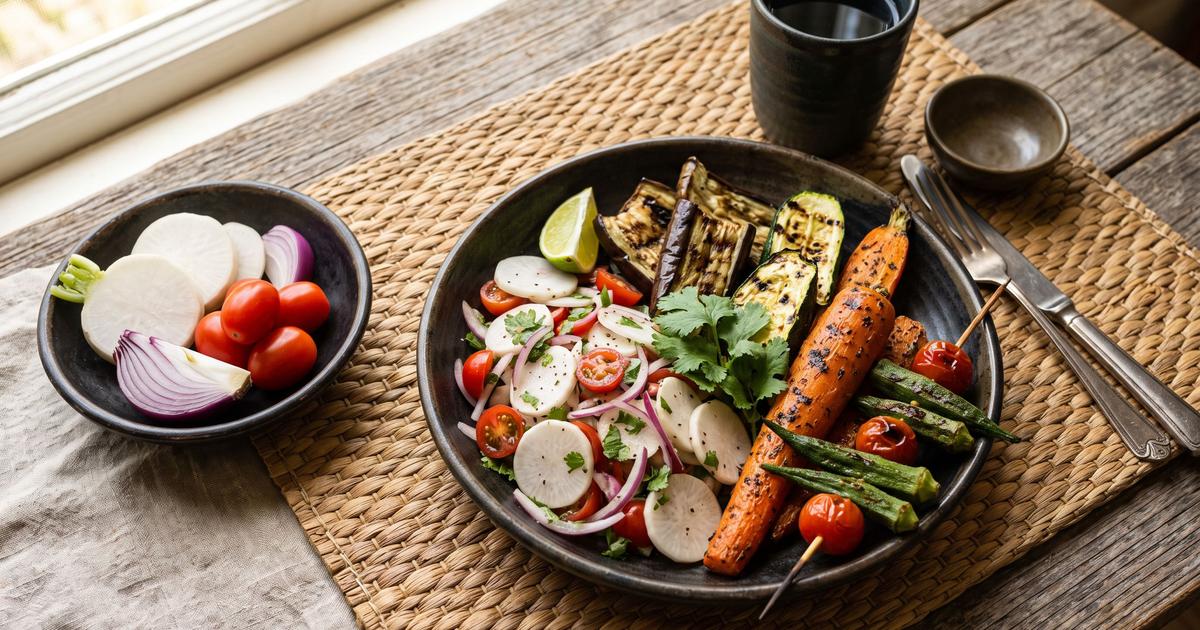 Ensaladang Labanos, Filipino Radish and Tomato Salad