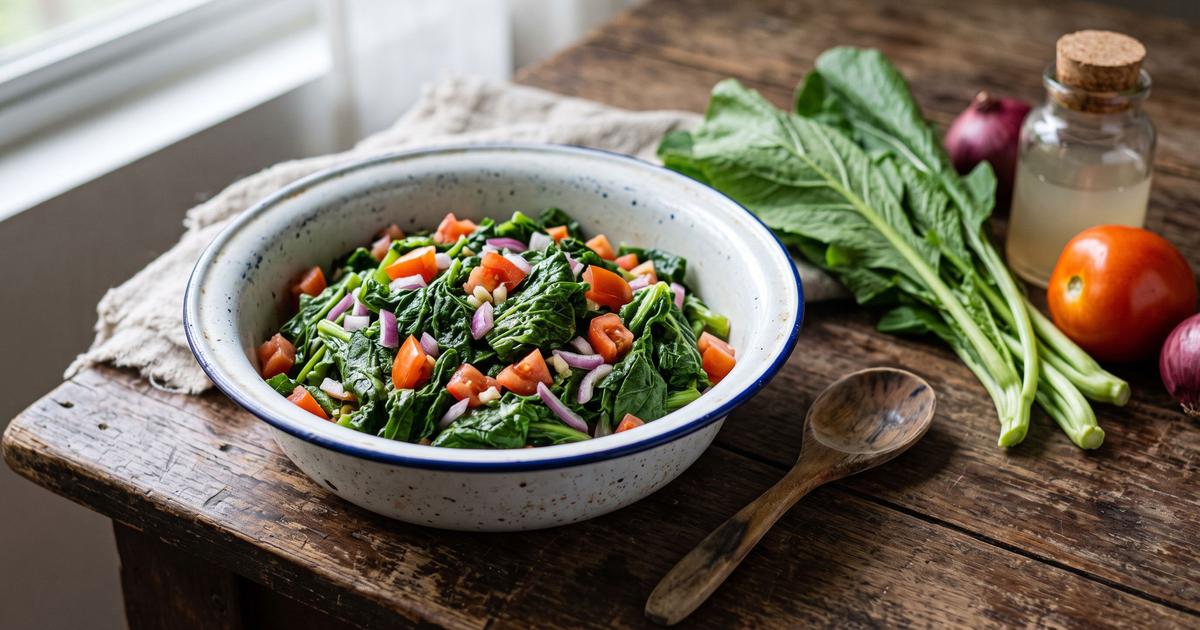 Ensaladang Mustasa, Filipino Mustard Green Salad