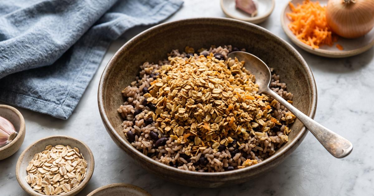 Farofa de Aveia, Toasted Oat Farofa