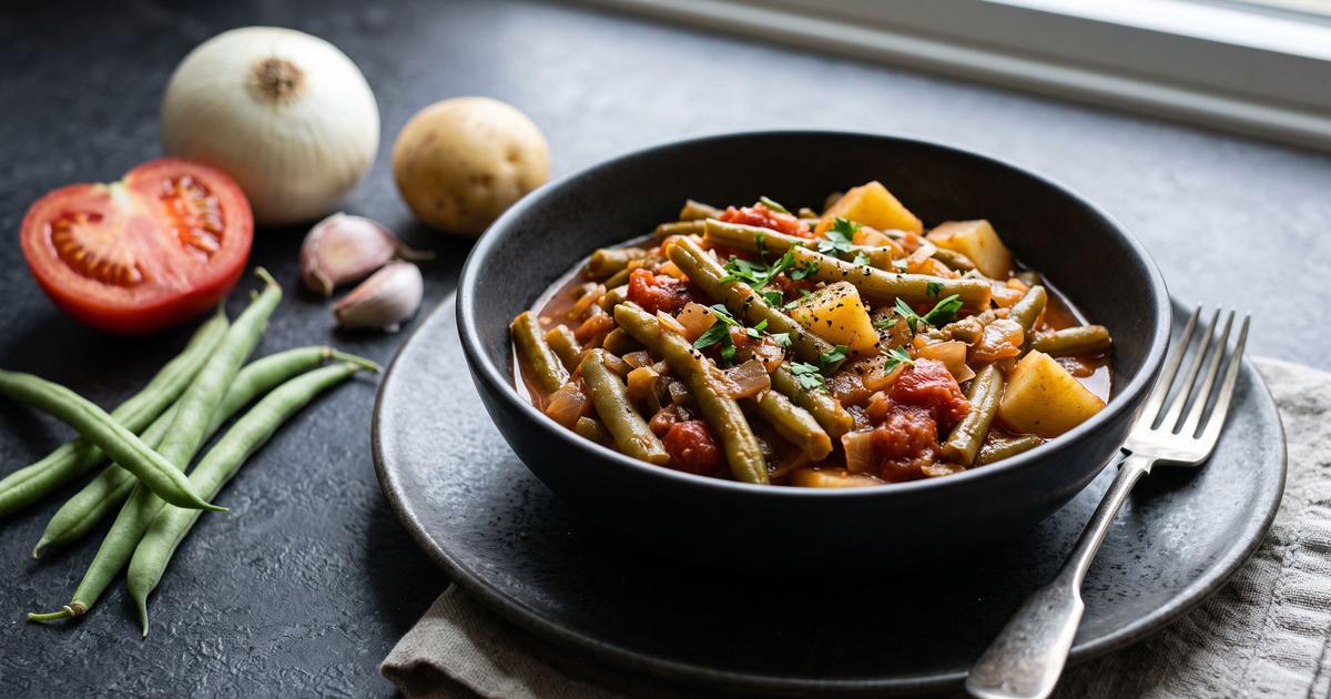 Fasolakia, Braised Green Beans