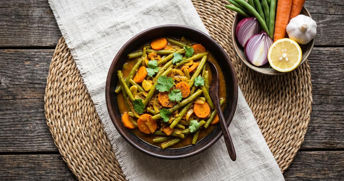 Fosolia, Ethiopian Green Beans and Carrots