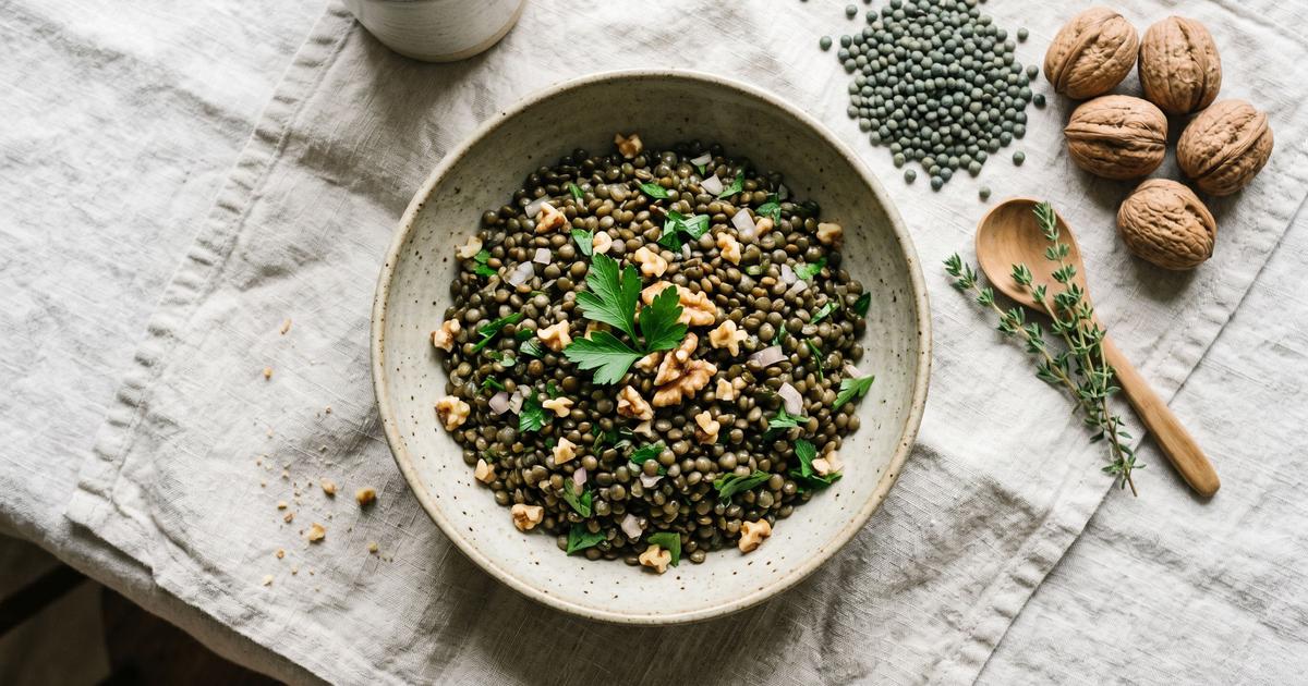 French Lentil Salad, Puy