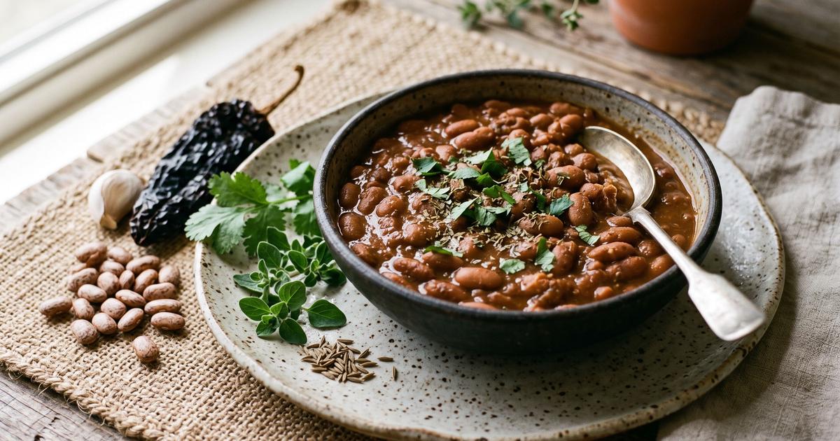 Frijoles Rancheros, Tex-Mex Ranch-Style Beans