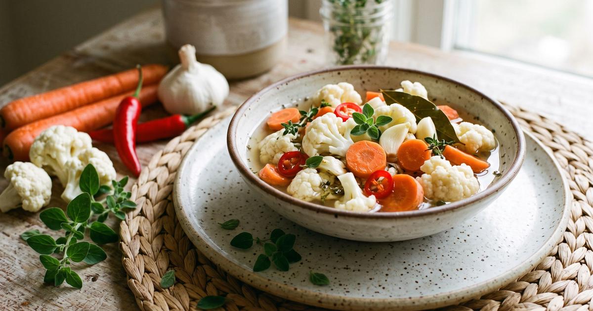 Giardiniera, Italian Pickled Vegetables
