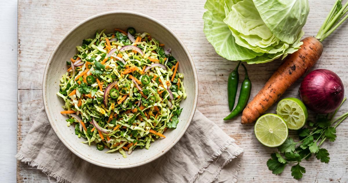 Gova Sambola, Sri Lankan Cabbage and Carrot Sambol