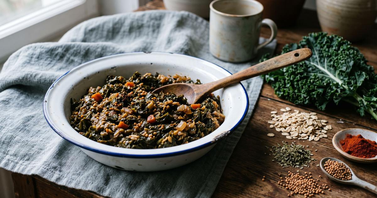Grünkohl, German Braised Kale
