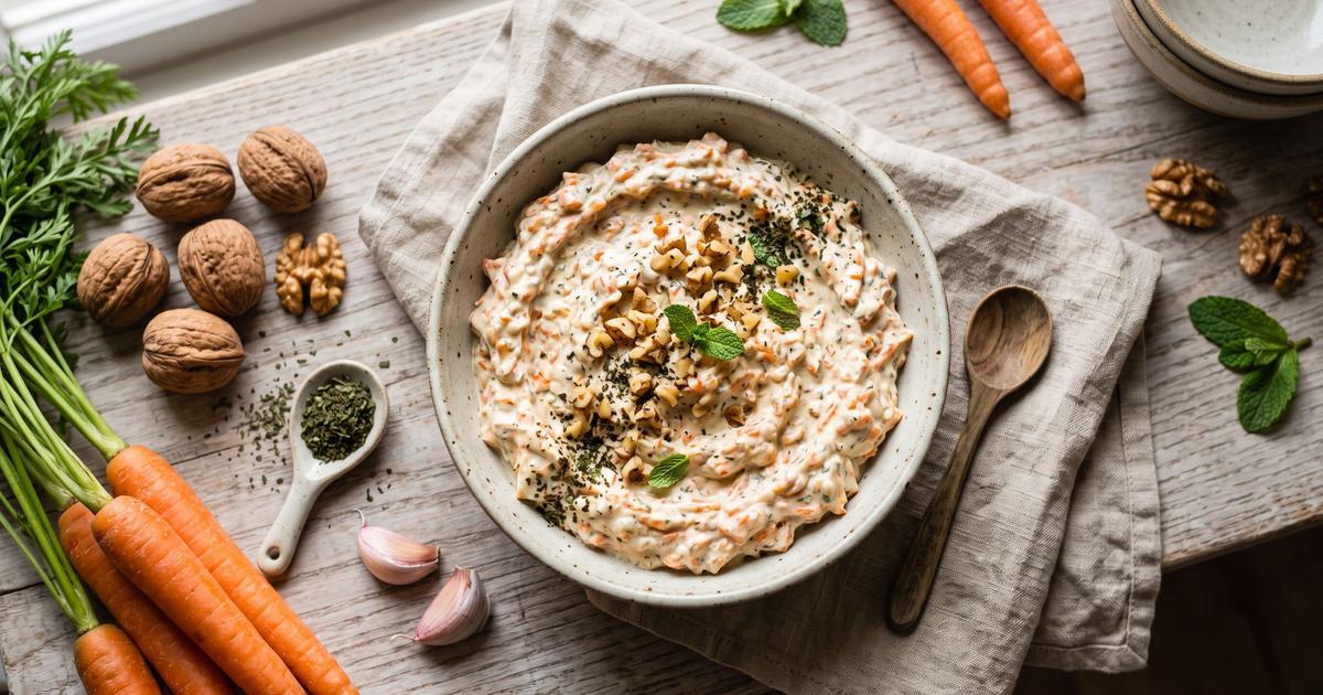 Havuç Tarator, Turkish Carrot and Walnut Yogurt Meze